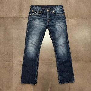 True Religion Straight Leg Jeans with Flap Pockets